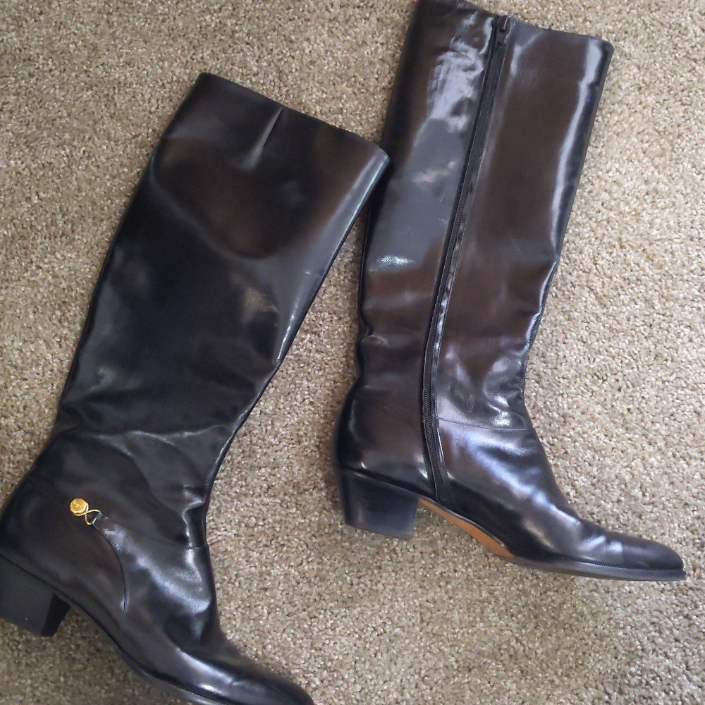 Salvatore Ferragamo vintage Italian-made Riding Boots